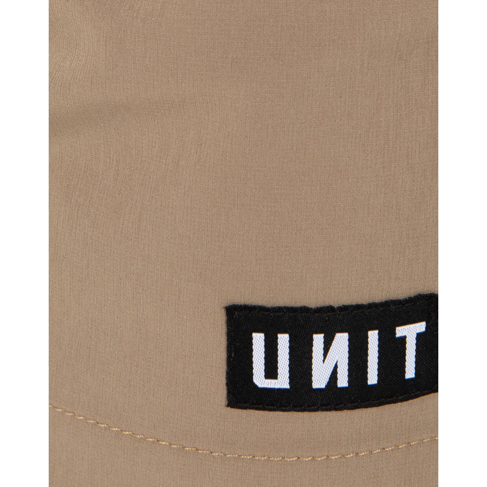 Unit | Mens Block Elastic 16" Shorts (Khaki)