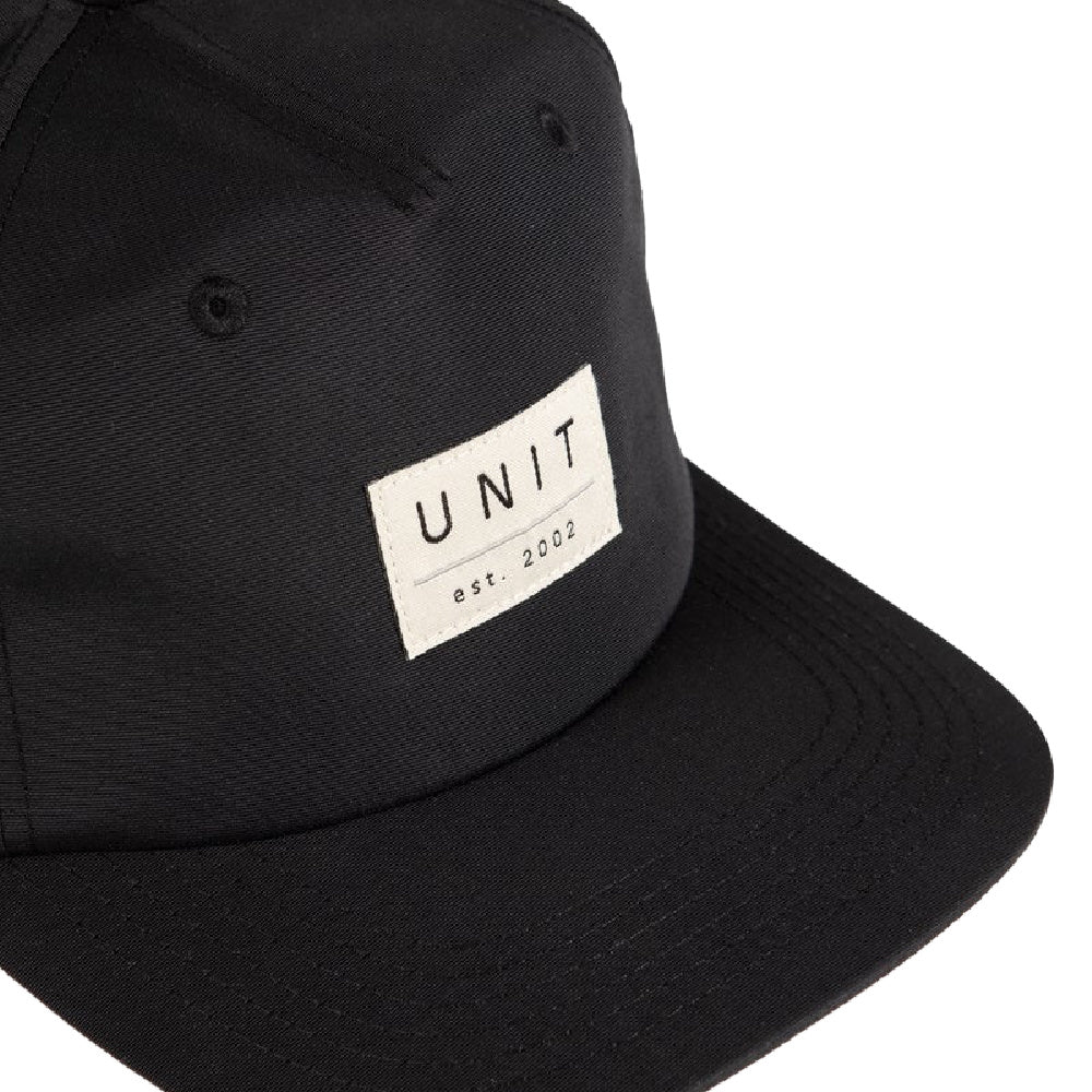 Unit | Mens Courtz Snapback Cap (Black)