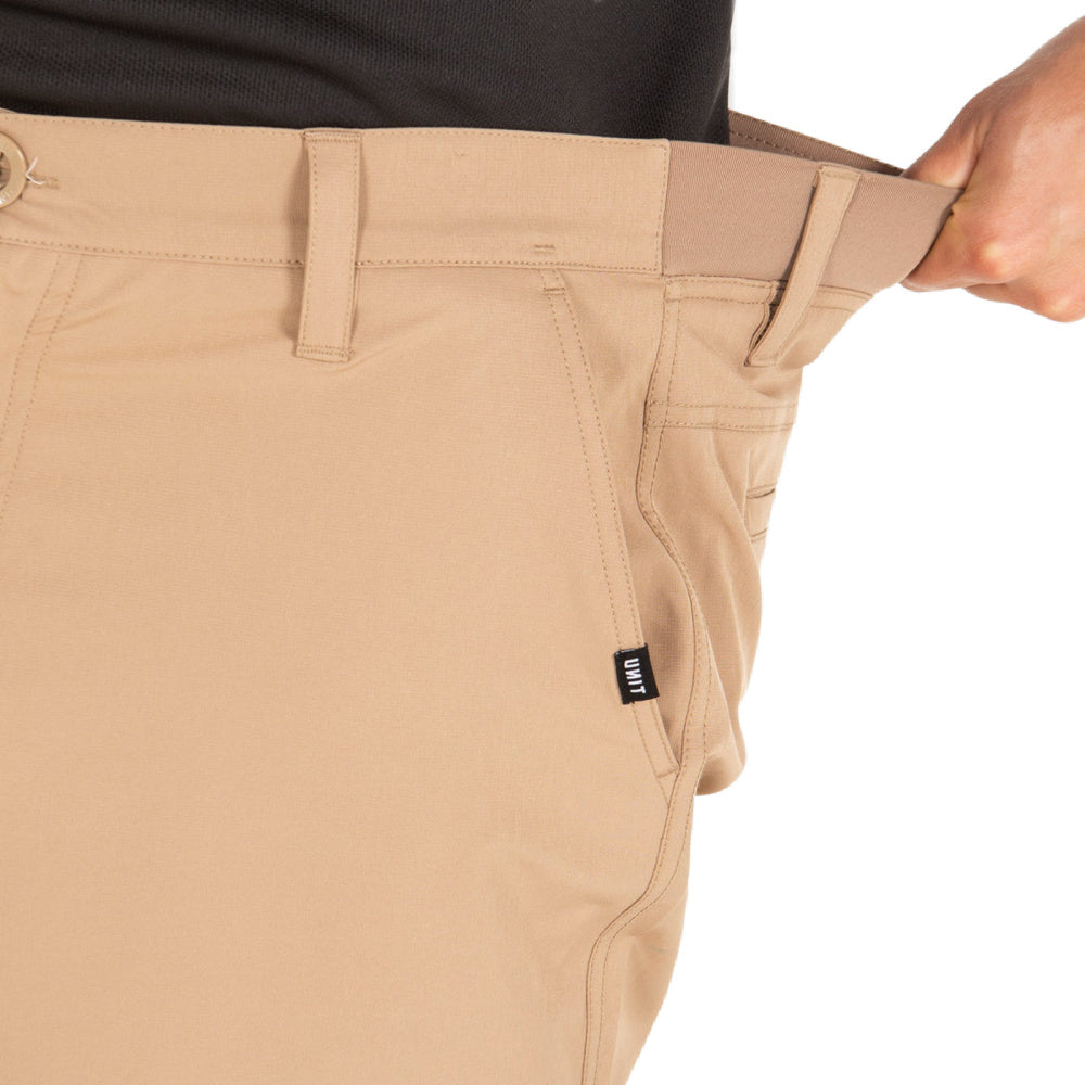Unit | Mens Flexlite Lightweight Stretch 19" Shorts (Khaki)