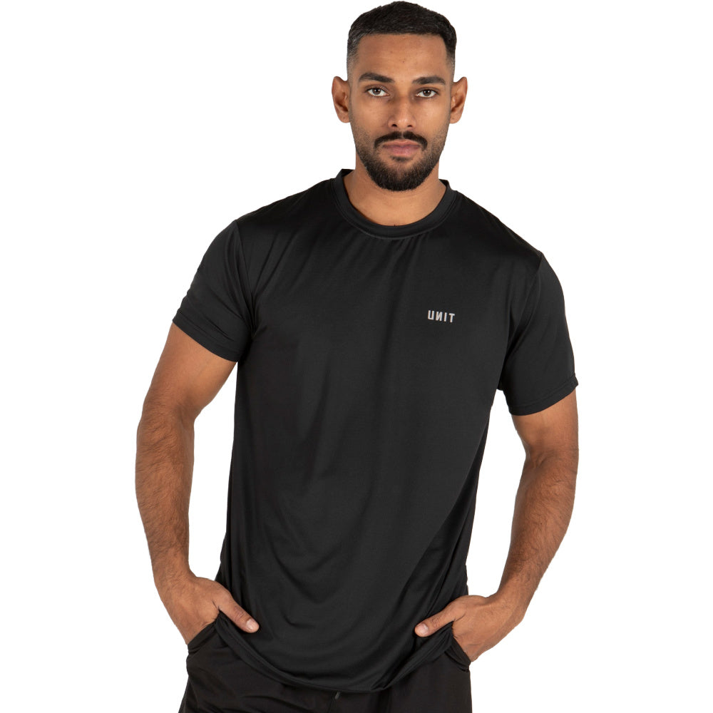 Unit | Mens Pro Flex Performance T-Shirt (Black)