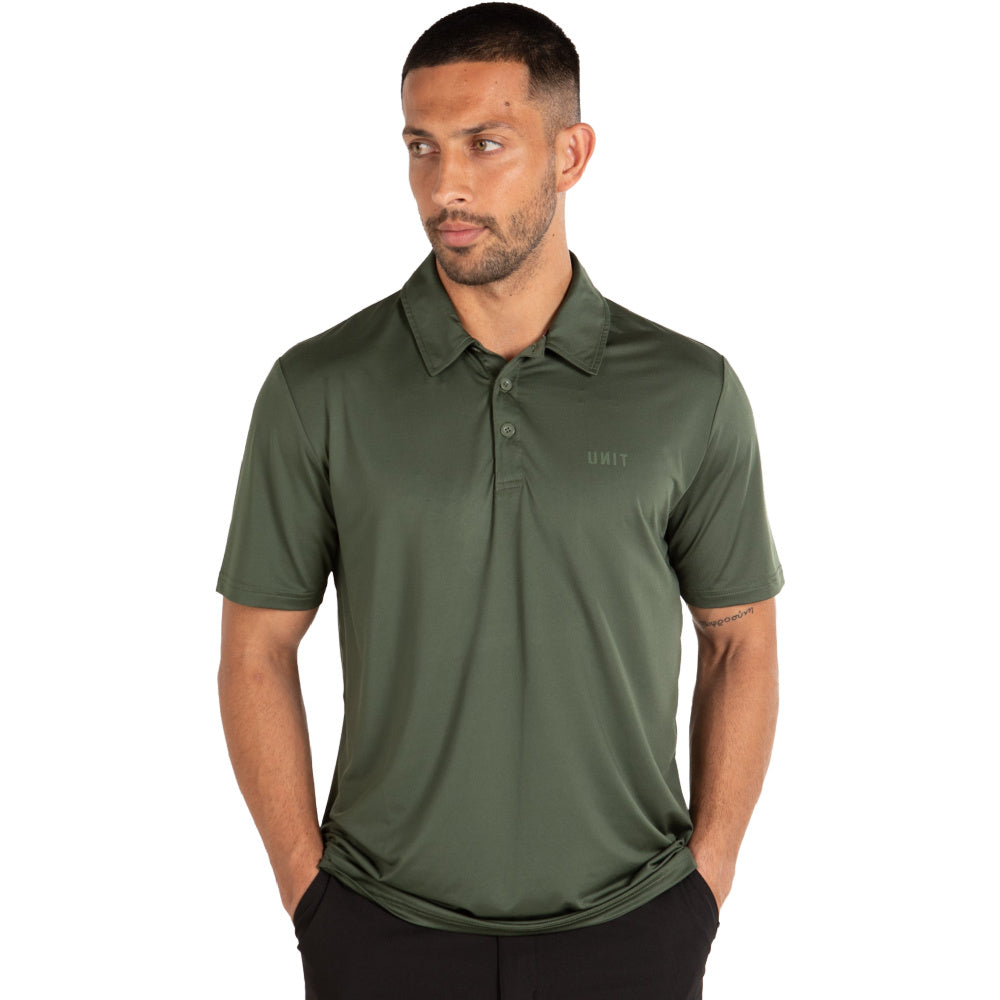 Unit | Mens Pro Flex Polo (Military)
