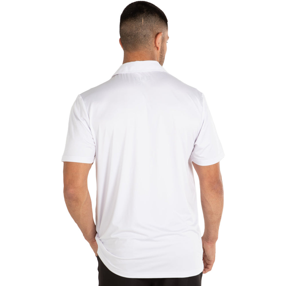 Unit | Mens Pro Flex Polo (White)