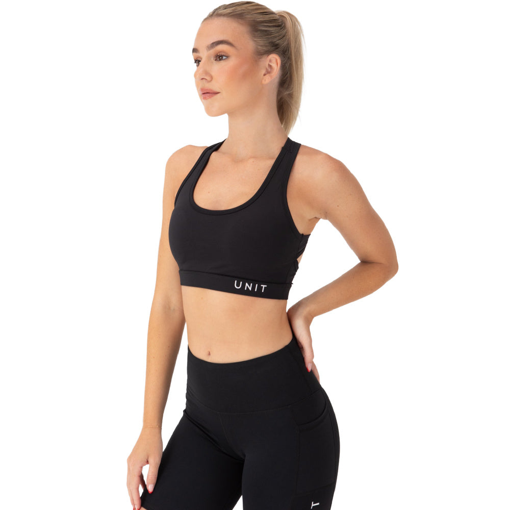Unit | Womens Control Sports Bra (Black)