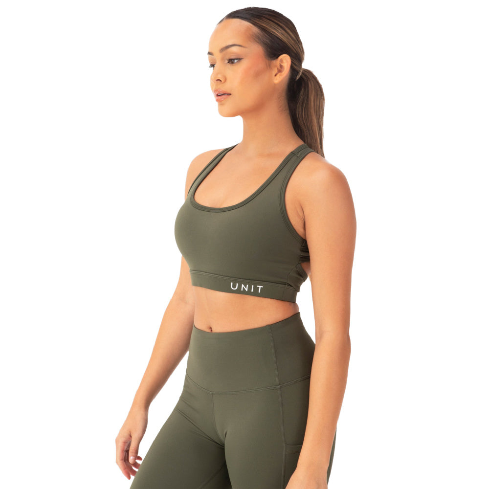 Unit | Womens Control Sports Bra (Military)