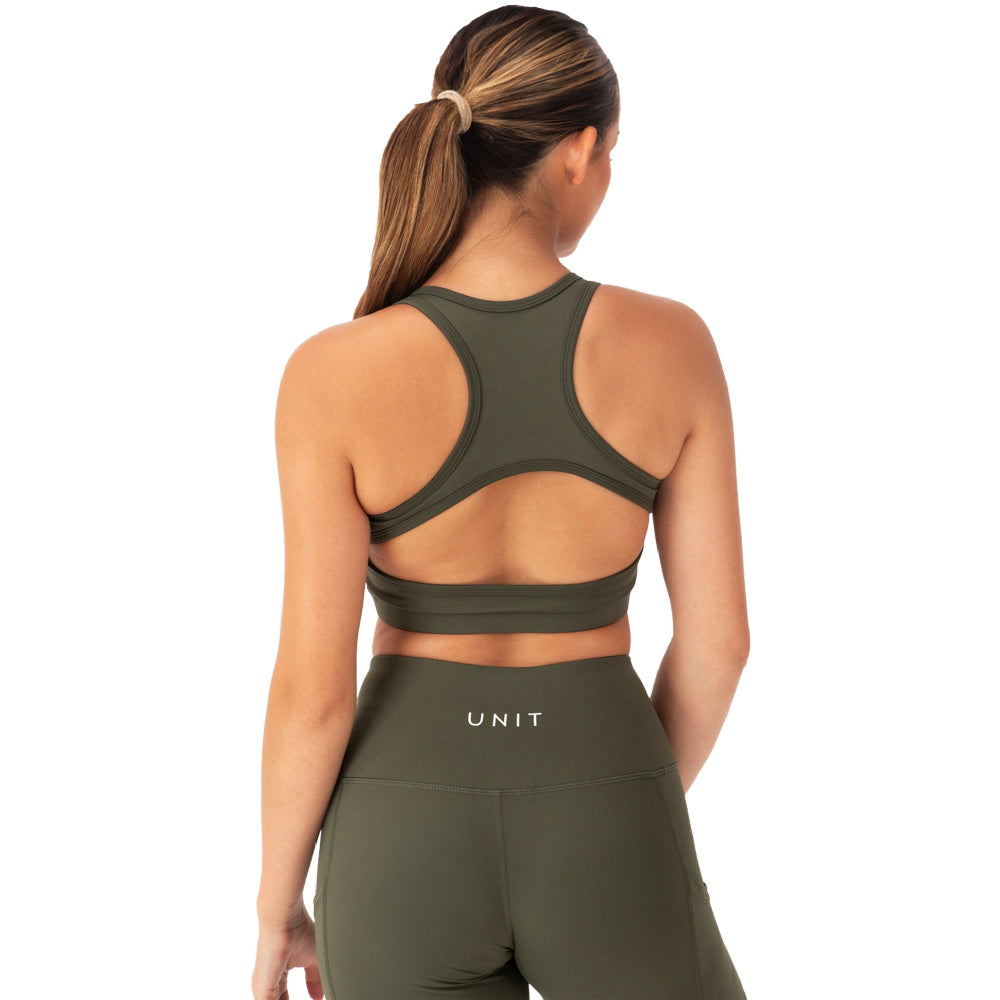 Unit | Womens Control Sports Bra (Military)