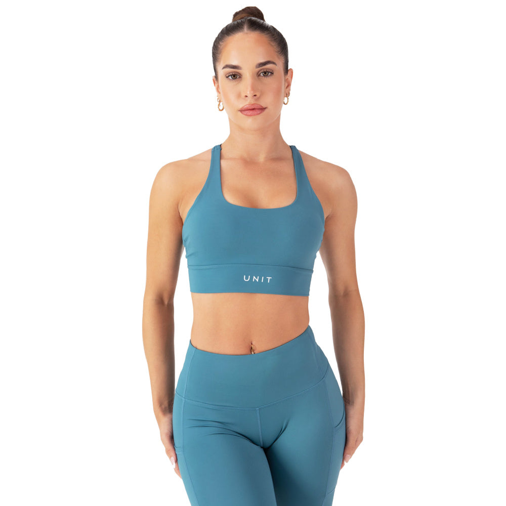 Unit | Womens Energy Sports Bra (Jade Blue)