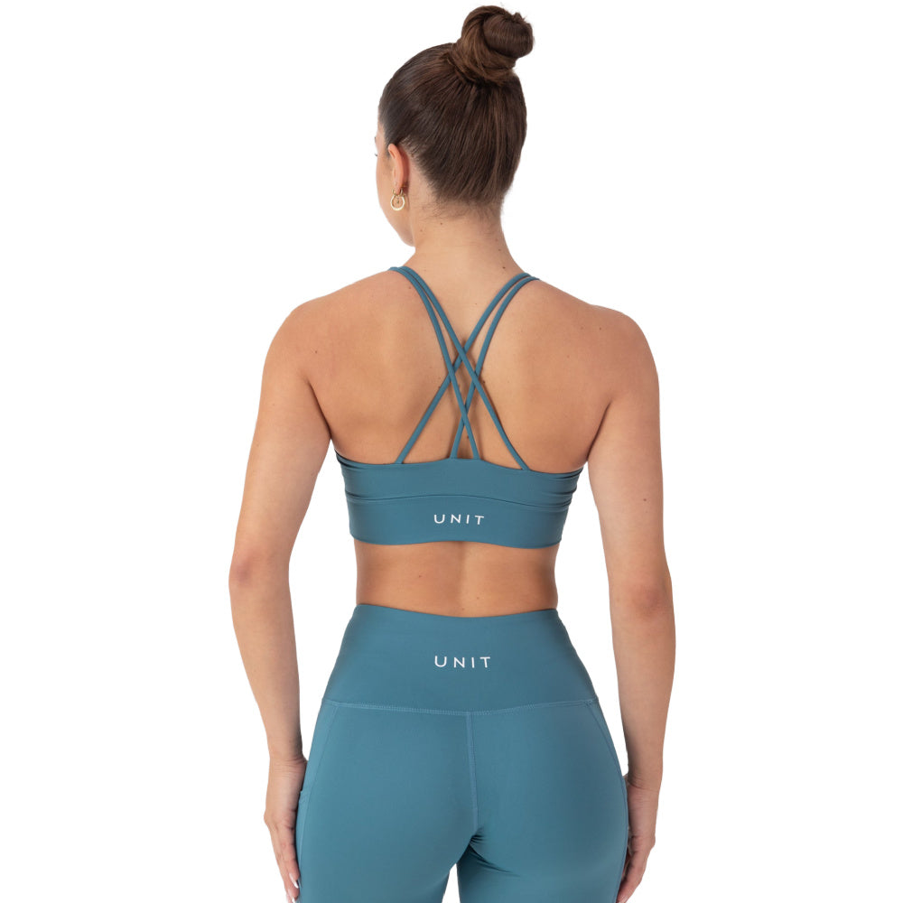 Unit | Womens Energy Sports Bra (Jade Blue)