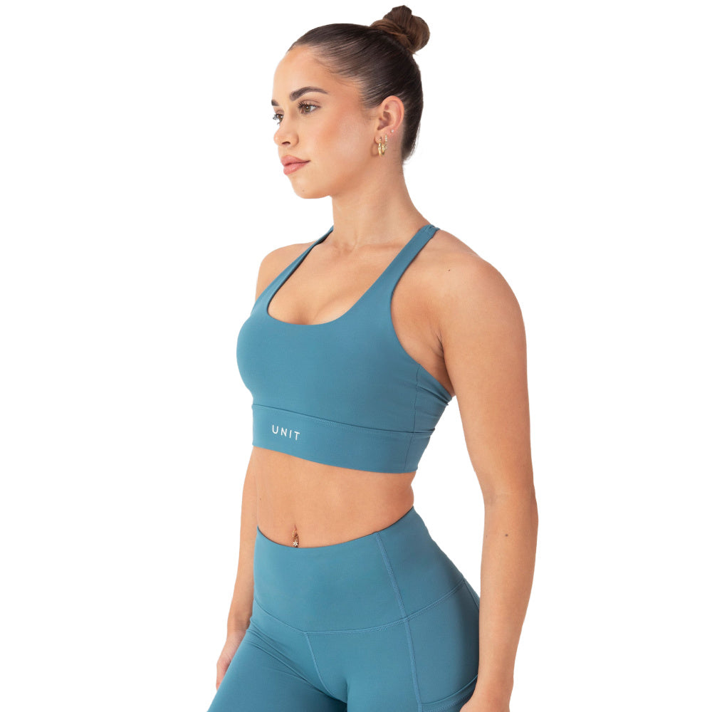 Unit | Womens Energy Sports Bra (Jade Blue)