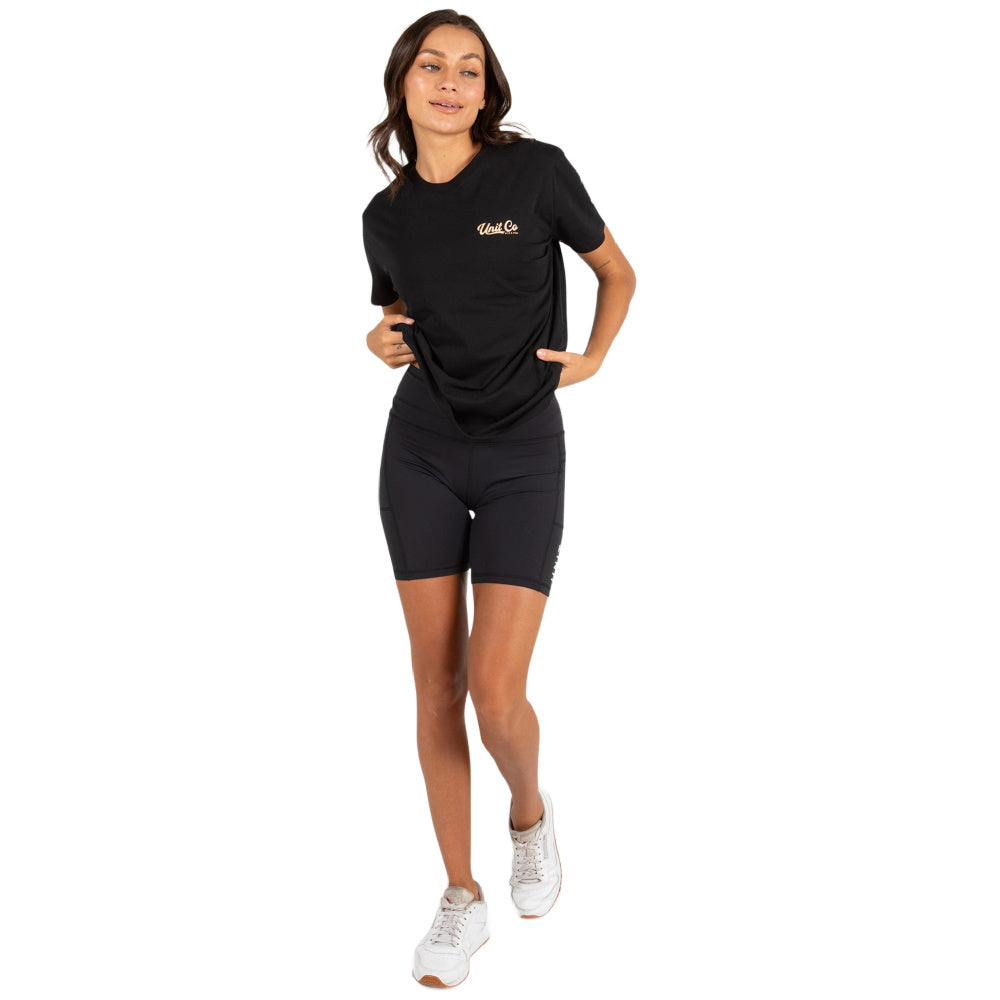 Unit | Womens Good Vibes T-Shirt (Black)