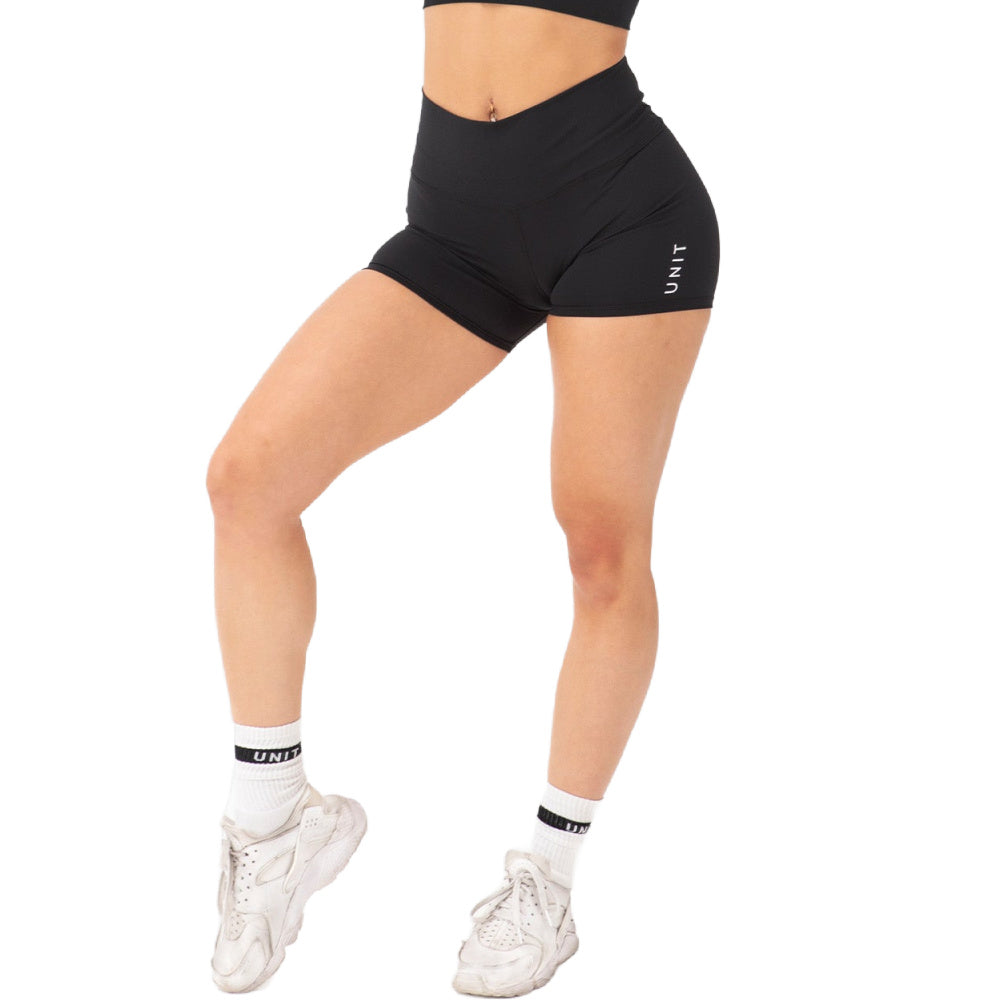 Unit | Womens Tempo Mini Active Shorts (Black)
