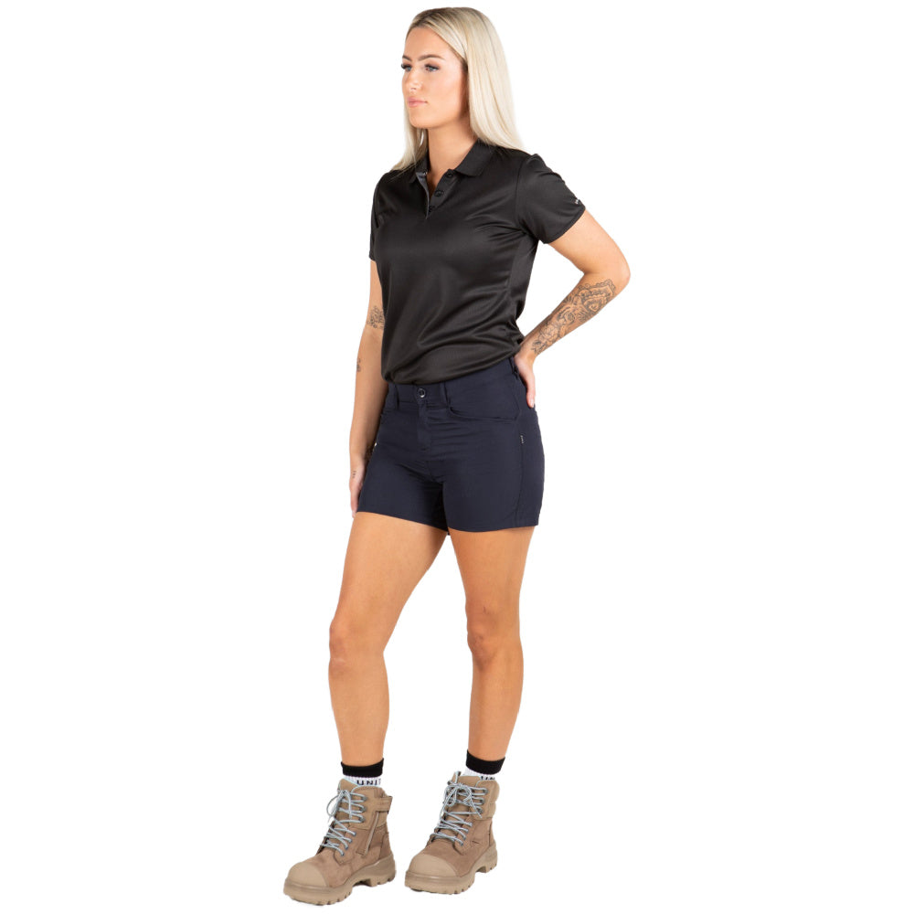 Unit | Womens Workwear Flexlite Shorts (Navy)