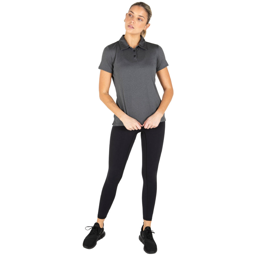 Unit | Womens Elite Flex Polo (Char Heather)