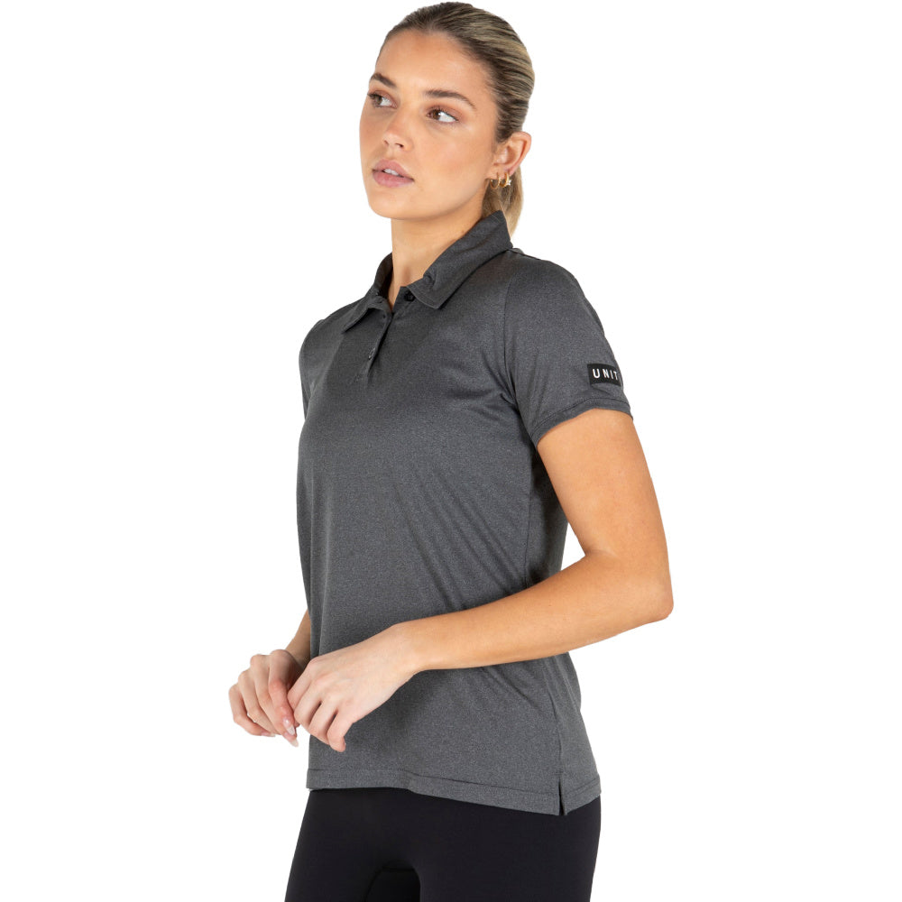 Unit | Womens Elite Flex Polo (Char Heather)