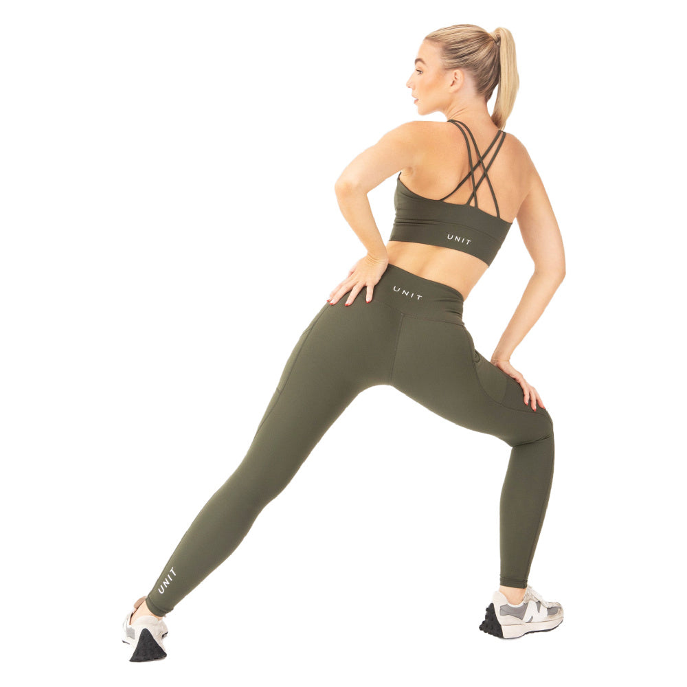 Unit | Womens Energy Active Leggings (Military)