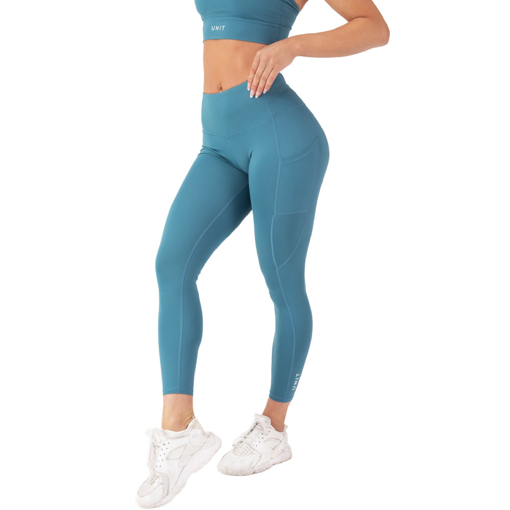 Unit | Womens Energy Active Leggings (Jade Blue)