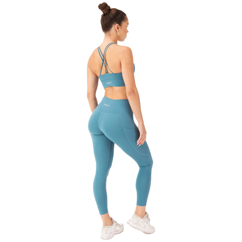 Unit | Womens Energy Active Leggings (Jade Blue)