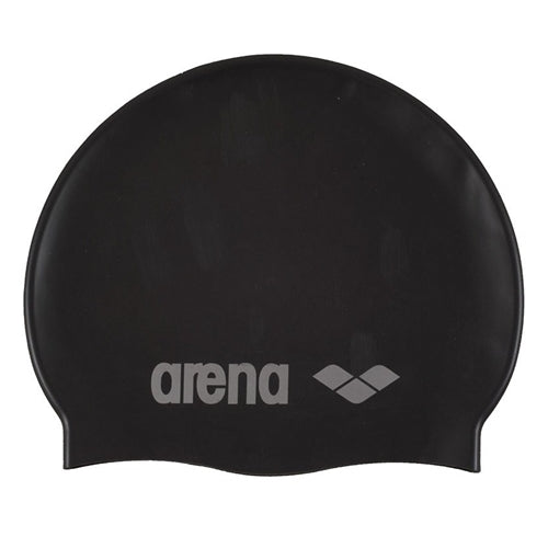 Arena | Junior Classic Silicone Swim Cap (Black)