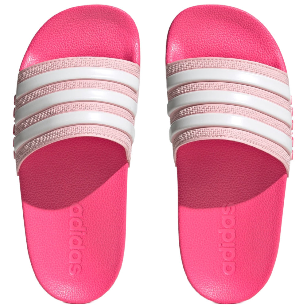 Adidas | Kids Adilette Shower Slides (Clear Pink/Cloud White/Lucid Pink)