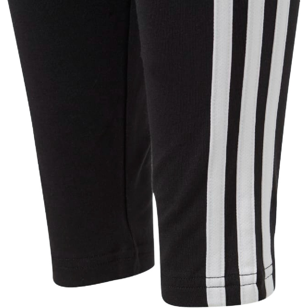 Adidas | Girls 3-Stripe Tights (Black/White)