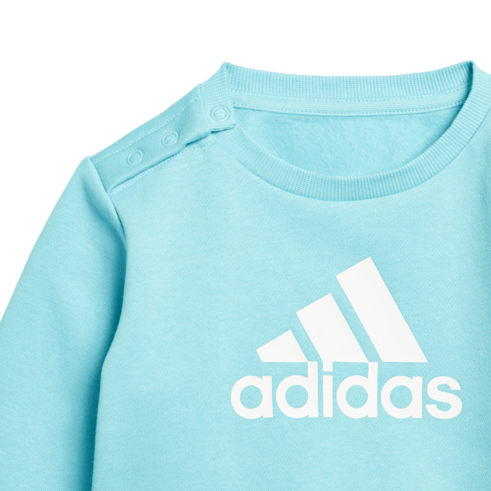 Adidas | Infant Badge Of Sport Jogger Set (Light Aqua/White)