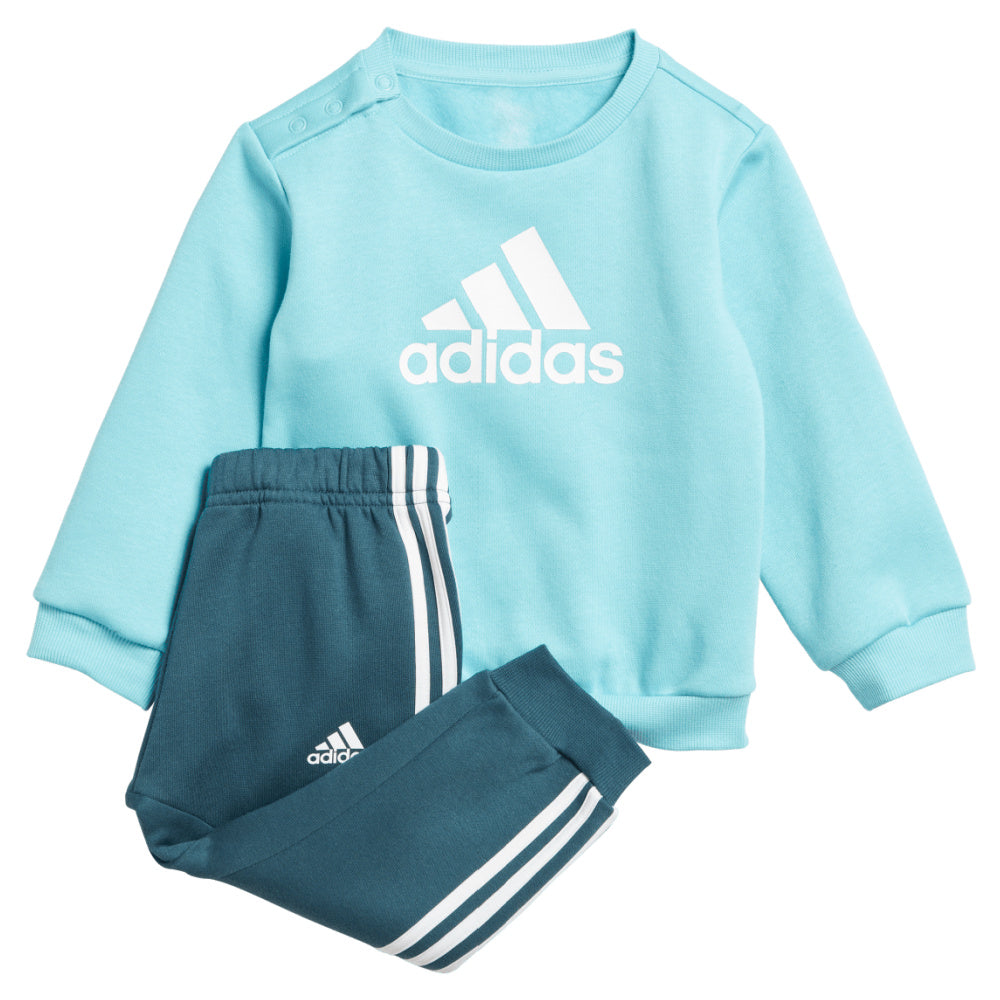 Adidas | Infant Badge Of Sport Jogger Set (Light Aqua/White)