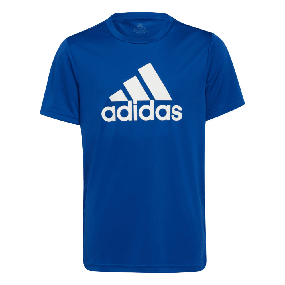 Adidas | Boys Big Logo Tee (Blue/White)