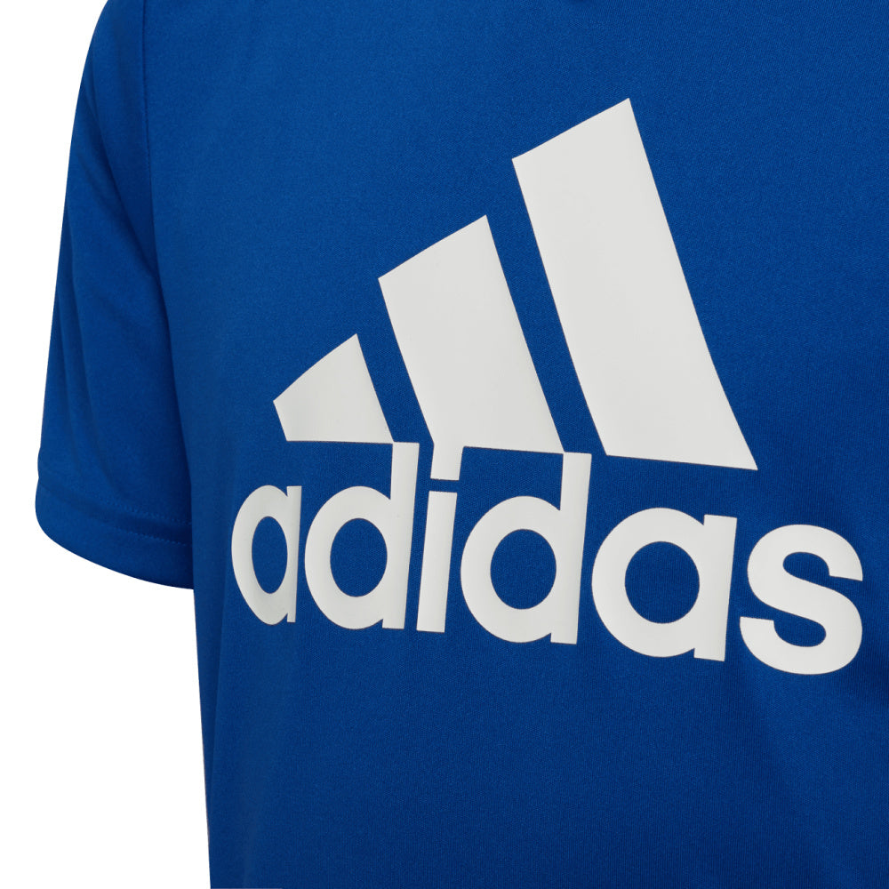 Adidas | Boys Big Logo Tee (Blue/White)