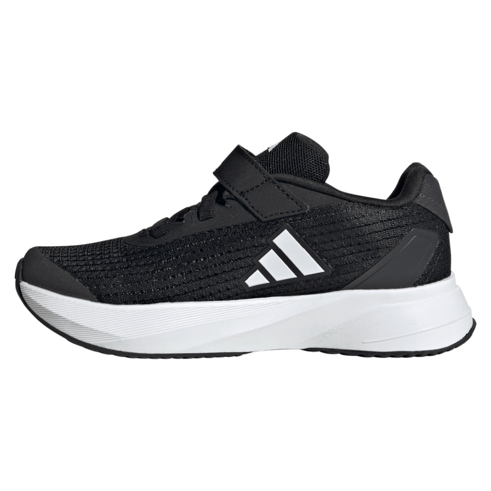 Adidas | Kids Duramo SL Elastic Lace Top Strap (Black/White)
