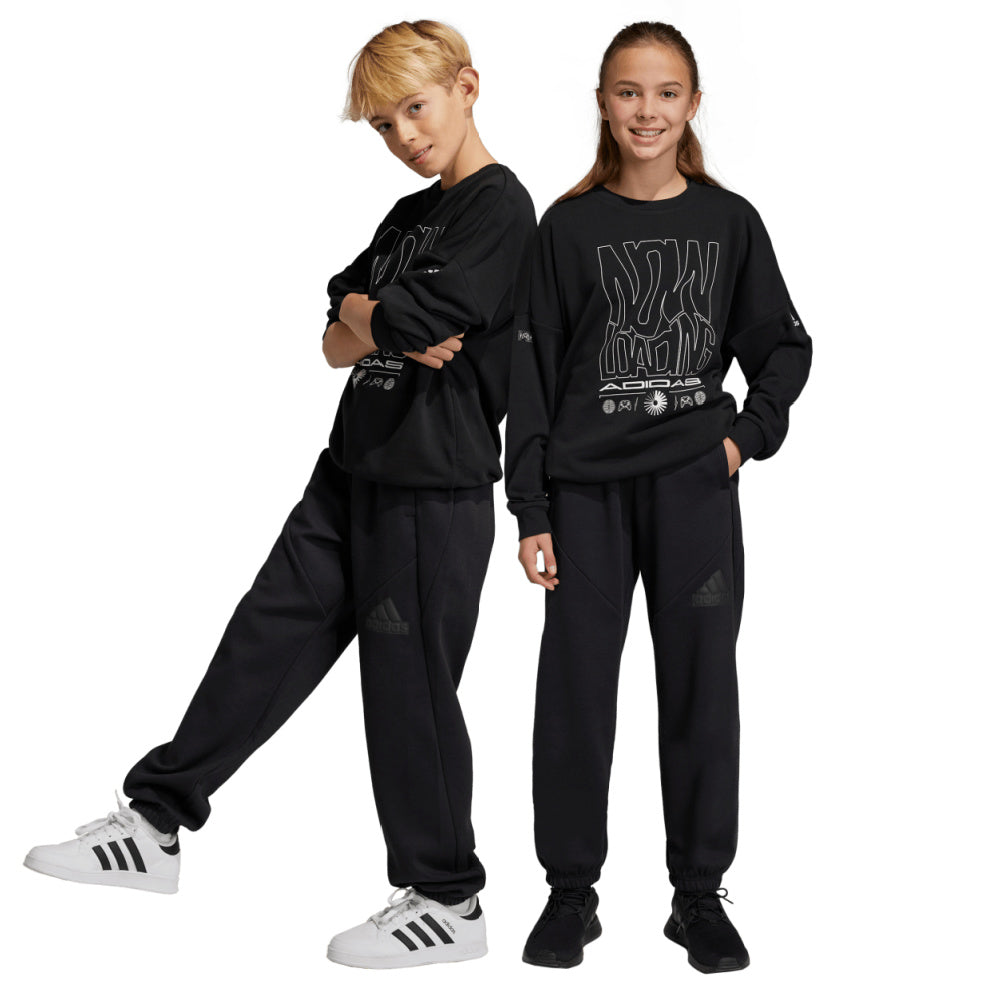 Adidas | Kids Unisex Future Icons Logo Trackpant (Black)