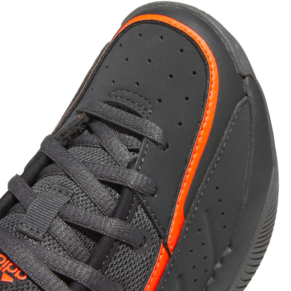 Adidas | Kids Front Court (Carbon/Red)