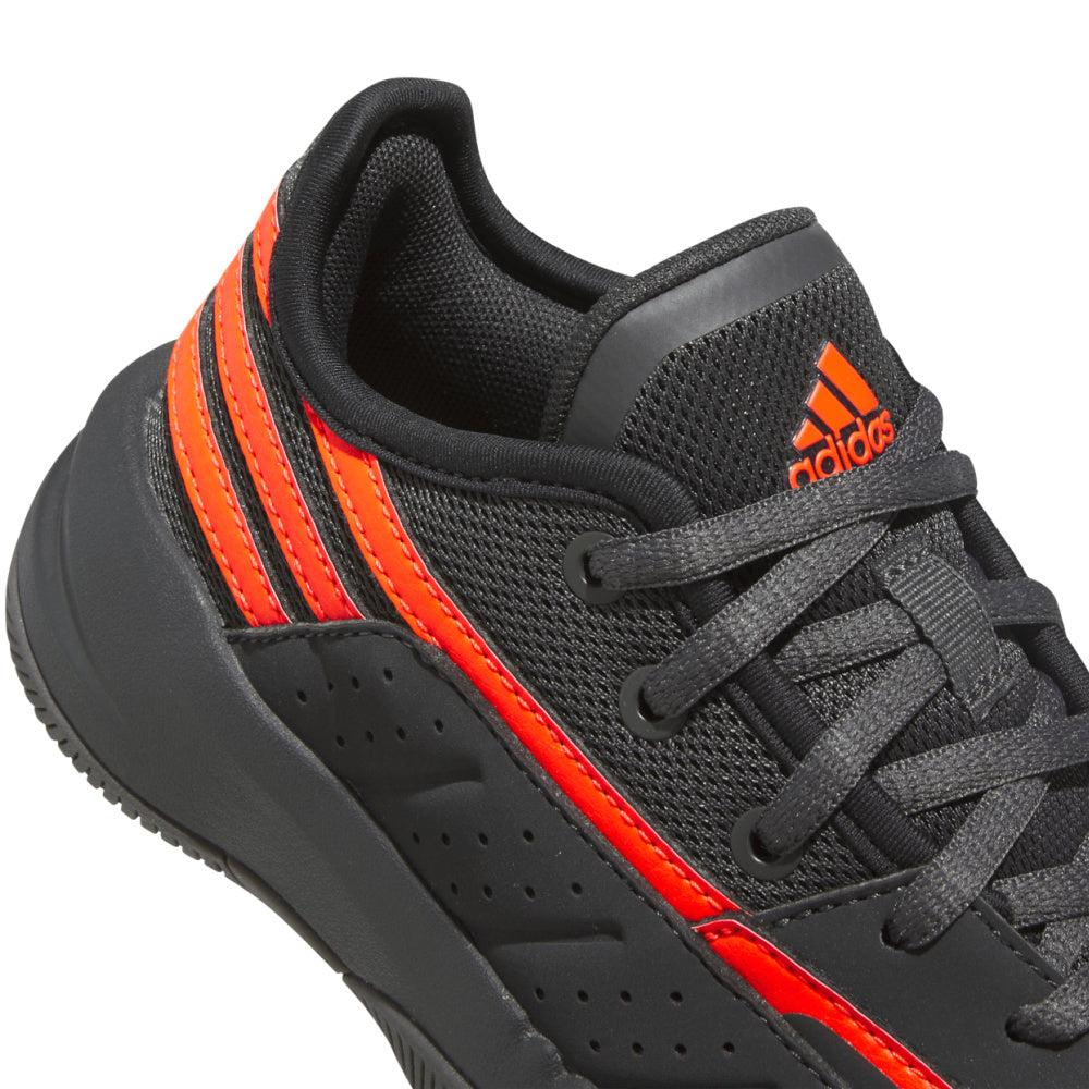 Adidas | Kids Front Court (Carbon/Red)