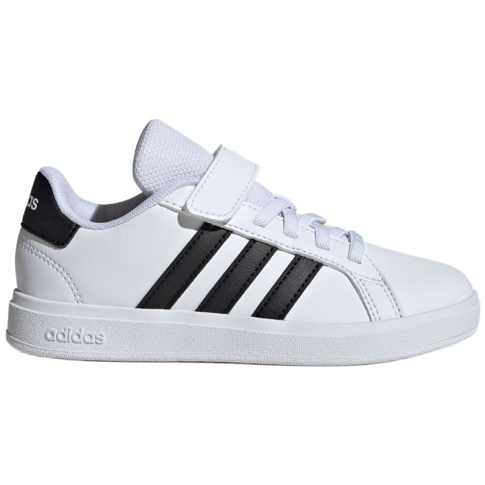 Adidas | Kids Grand Court 2.0 (White/Jade/Pink)