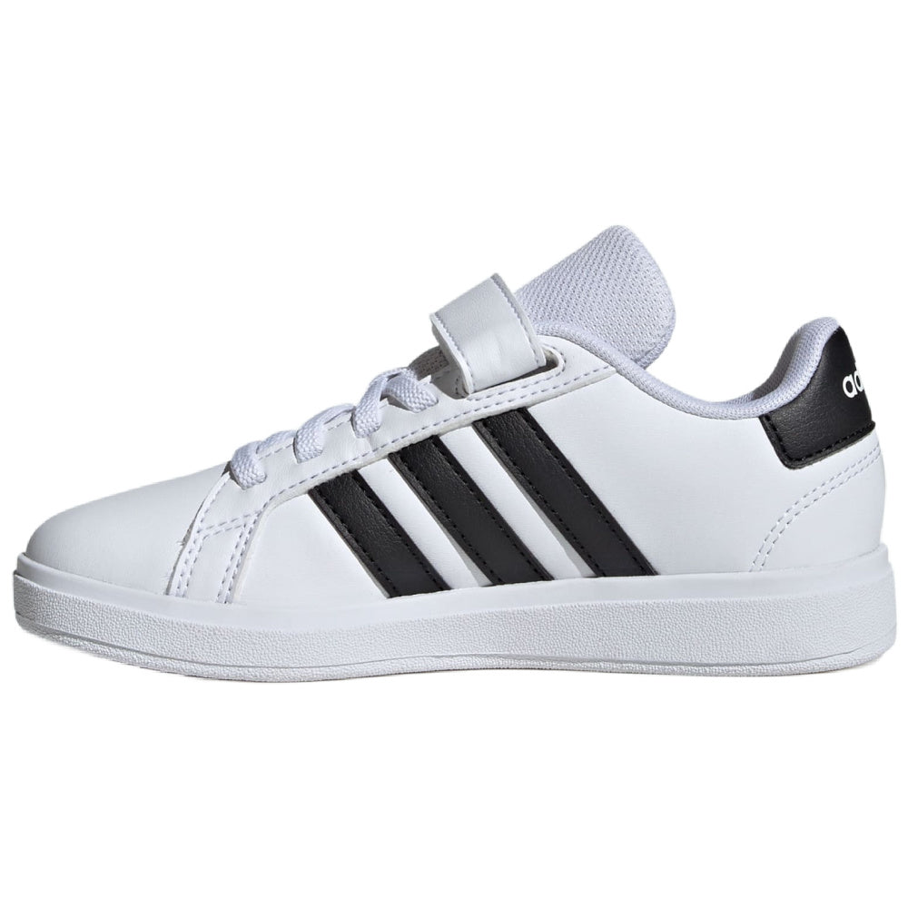 Adidas | Kids Grand Court 2.0 (White/Jade/Pink)