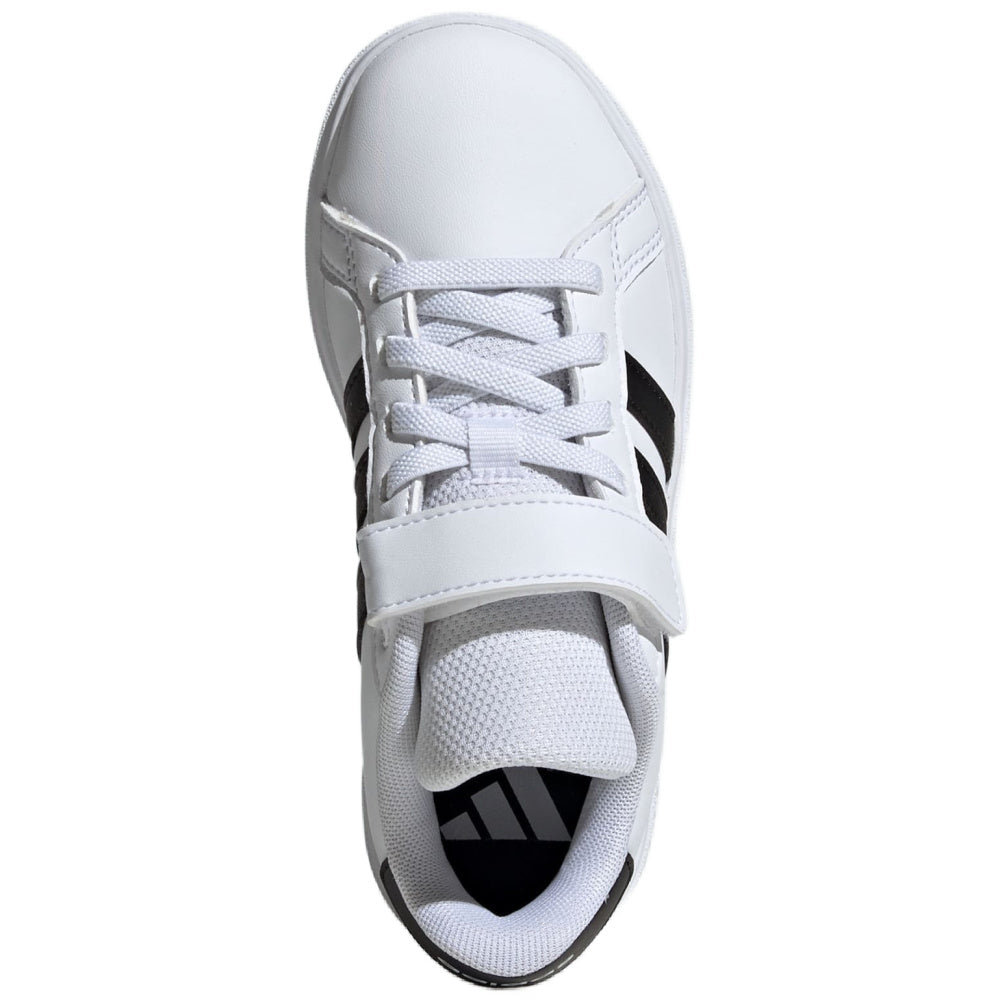 Adidas | Kids Grand Court 2.0 (White/Jade/Pink)