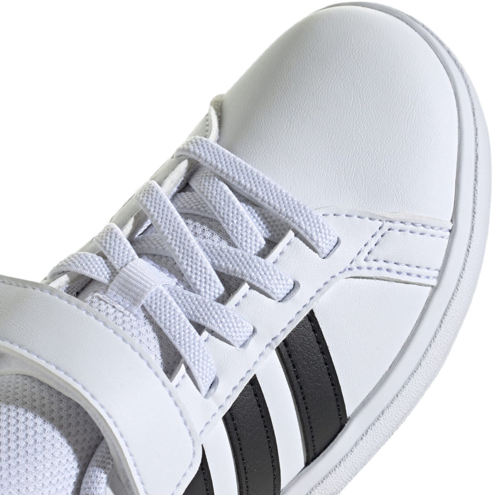 Adidas | Kids Grand Court 2.0 (White/Jade/Pink)