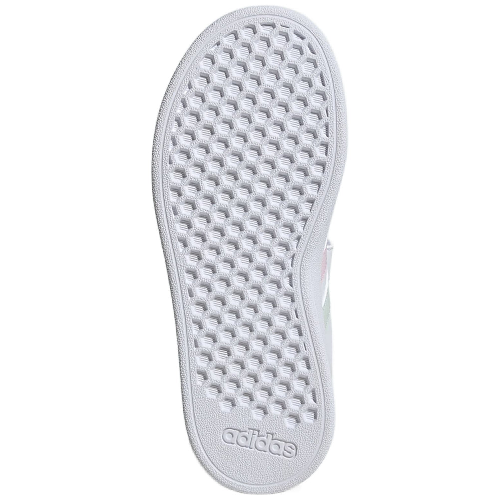 Adidas | Kids Grand Court 2.0 EL (White/Clear Pink/Crystal Jade)