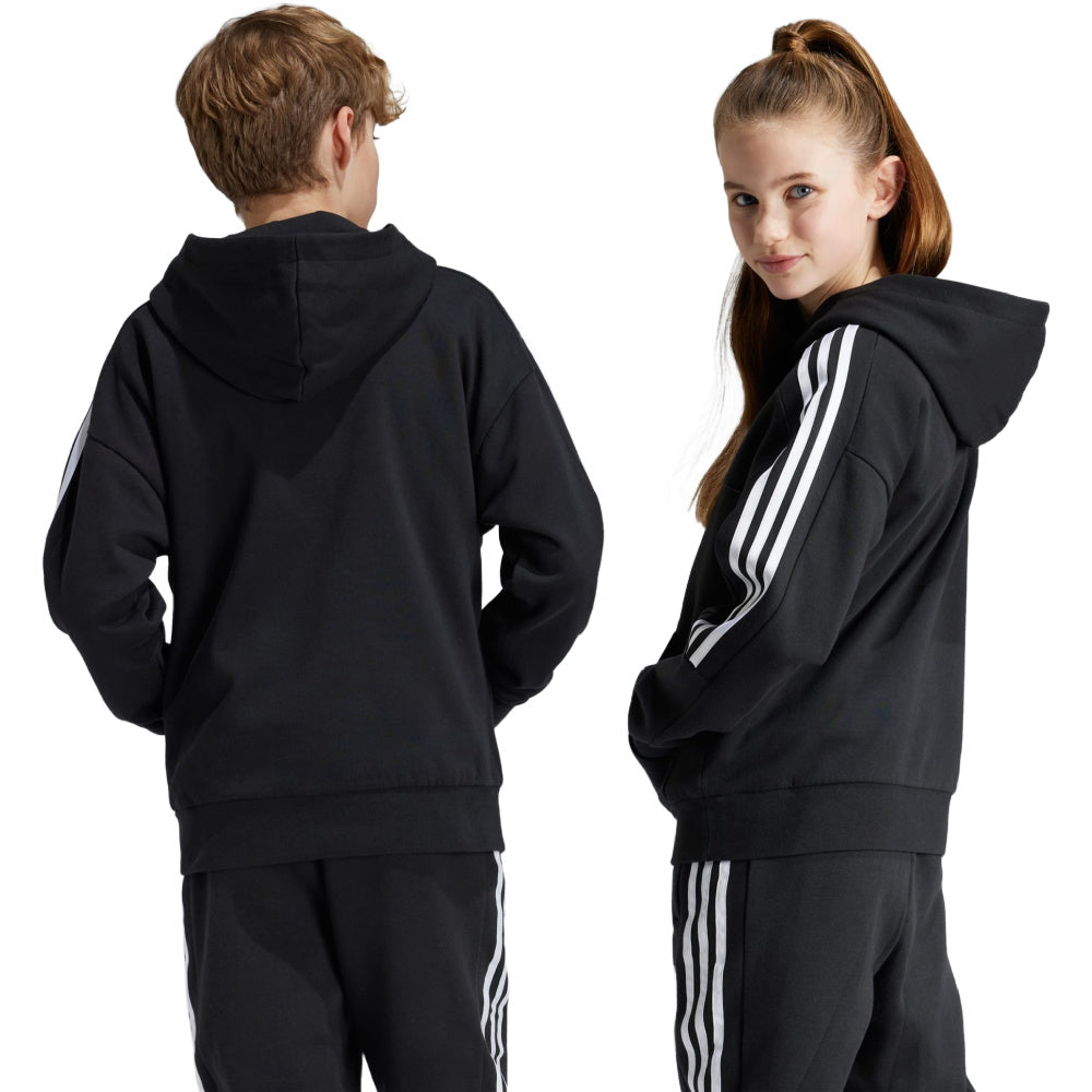 Adidas | Kids Tiro Fleece Hoodie (Black/White)