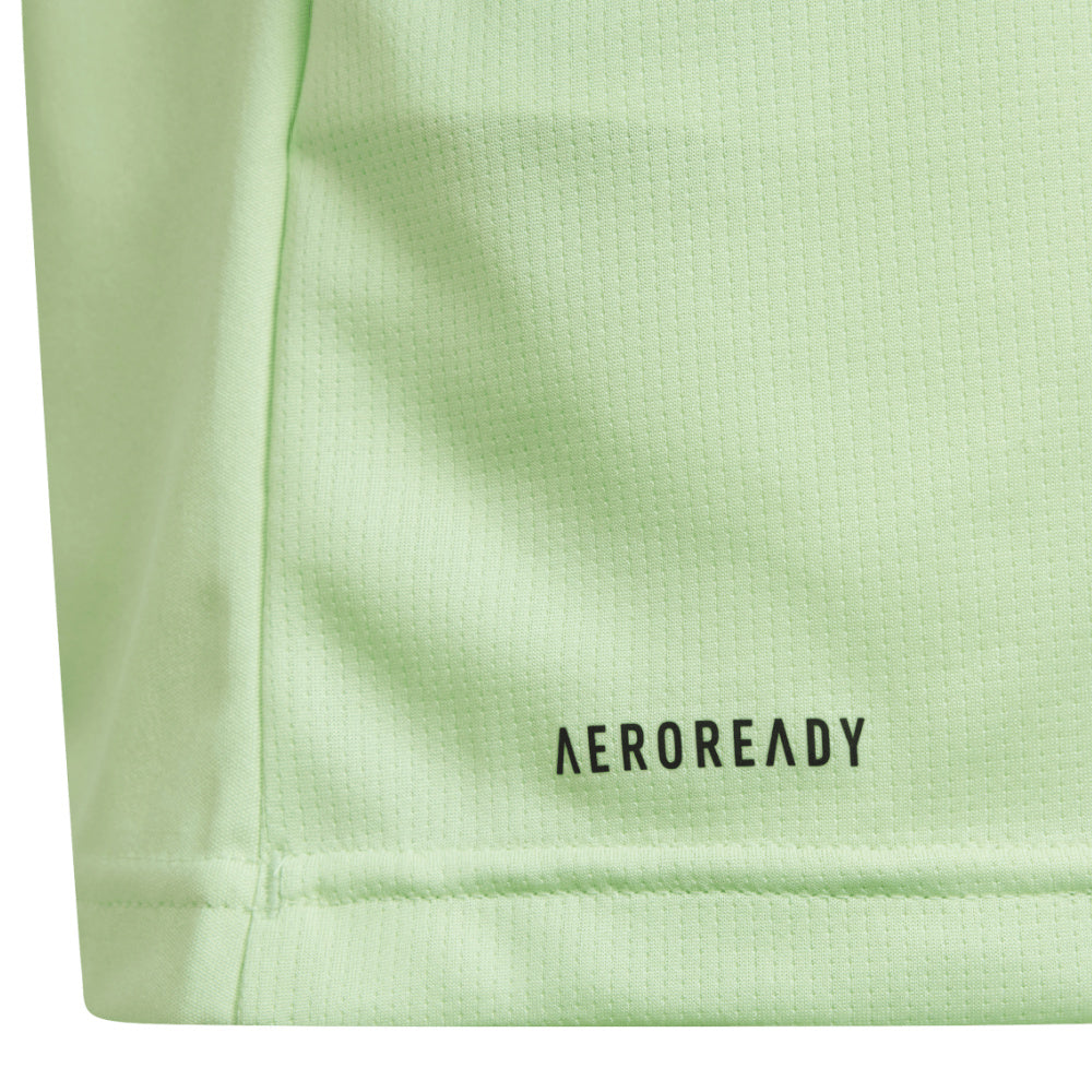 Adidas | Kids Unisex Train Essentials Aeroready 3-Stripes Tee (Semi Green Spark/Black)