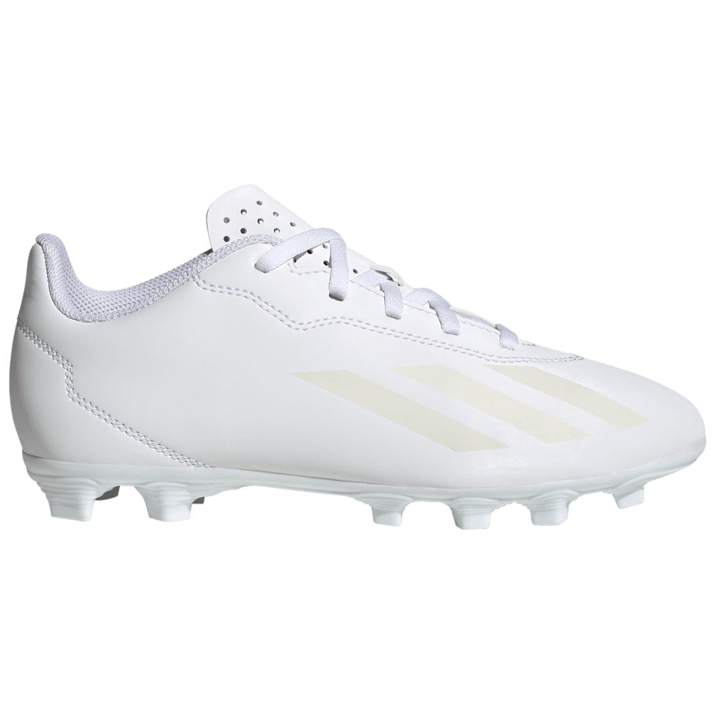 Adidas | Kids X Crazyfast .4 Flexible Ground Boots (Cloud White)