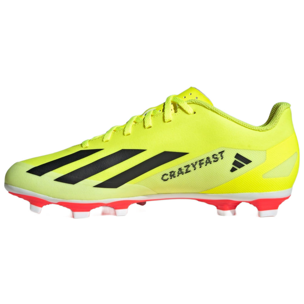 Adidas | Mens X Crazyfast Club Flexible Ground Boots (Team Solar Yellow/Black/White)