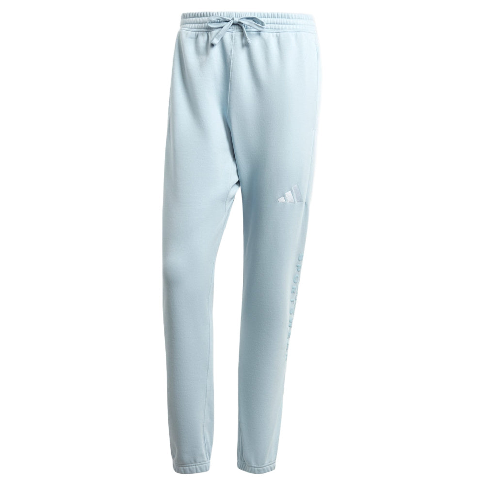 Adidas | Mens All Szn Fleece Graphic Pant (Wonder Blue)