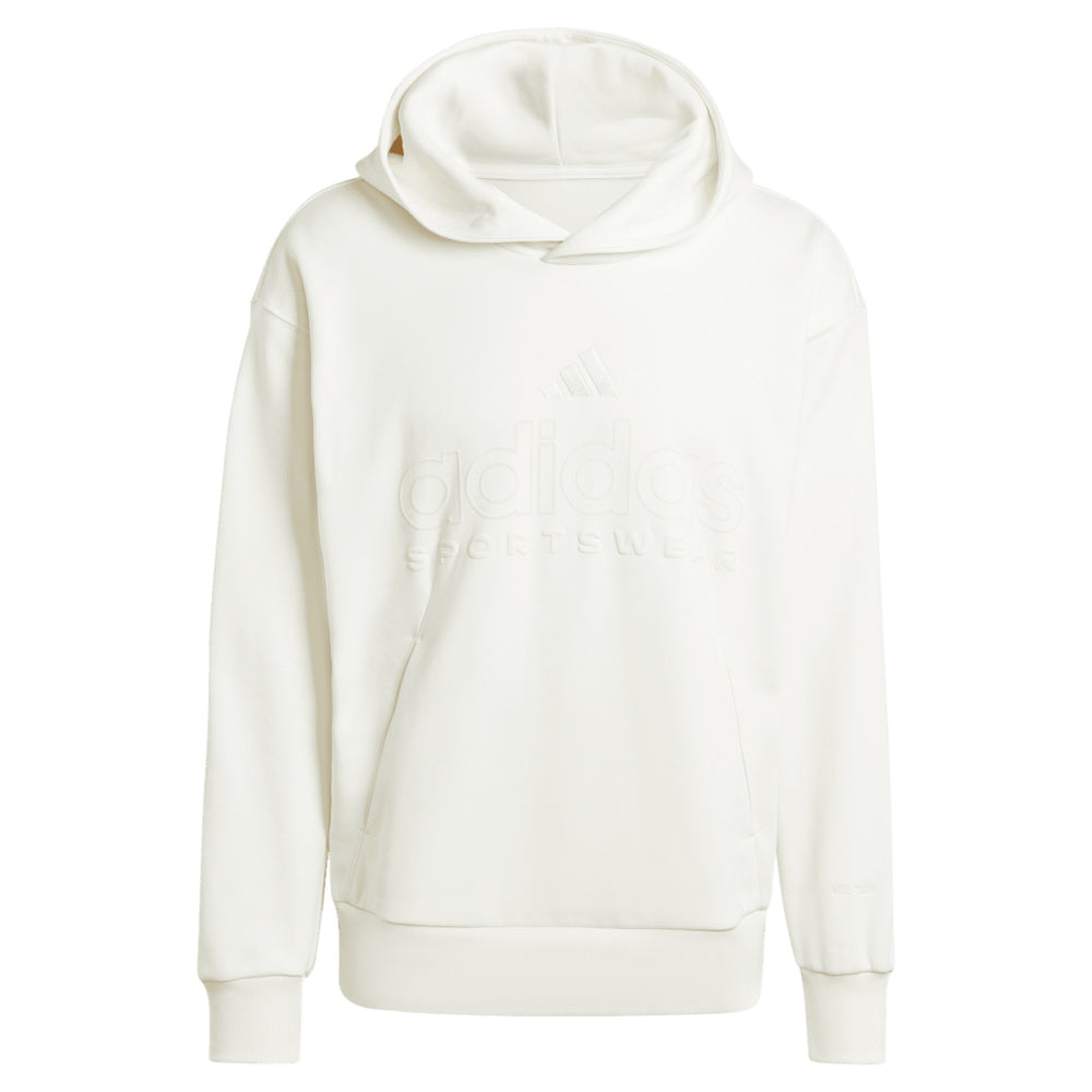 Adidas | Mens All Szn Fleece Graphic Hood (Off White)