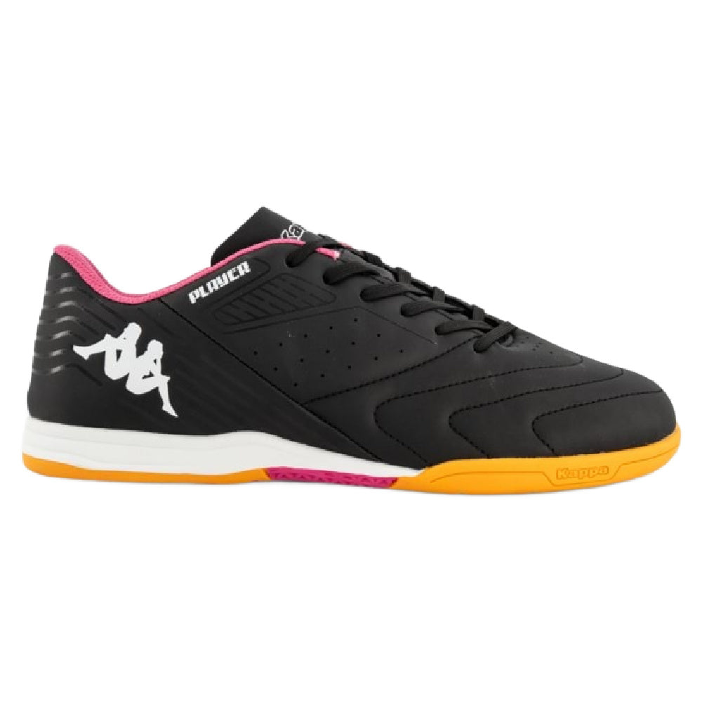 Kappa Mens Player Base Indoor Court Black Orange Pink