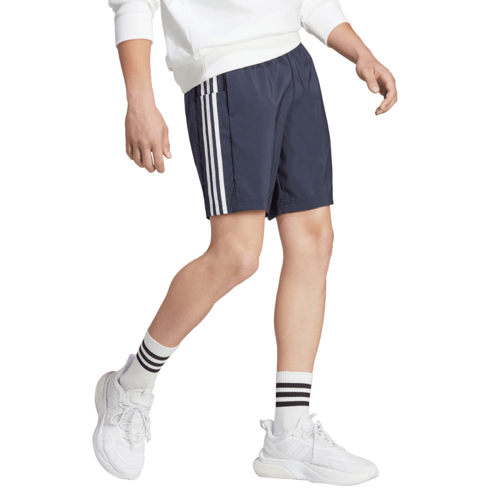 Adidas | Mens Aeroready Essentials Chelsea 3-Stripes Shorts (Navy/White)