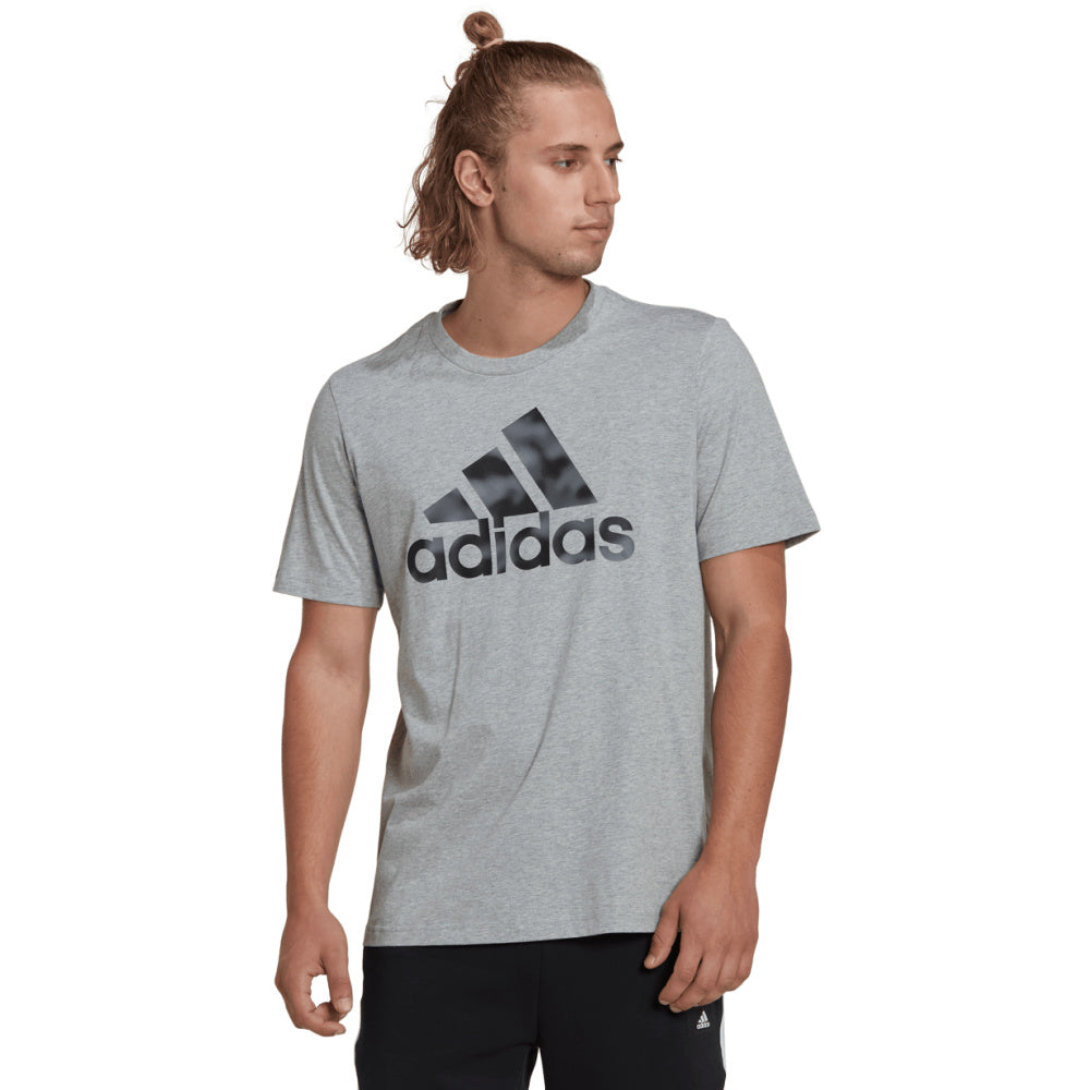 Adidas | Mens Camo Print Tee (Grey)