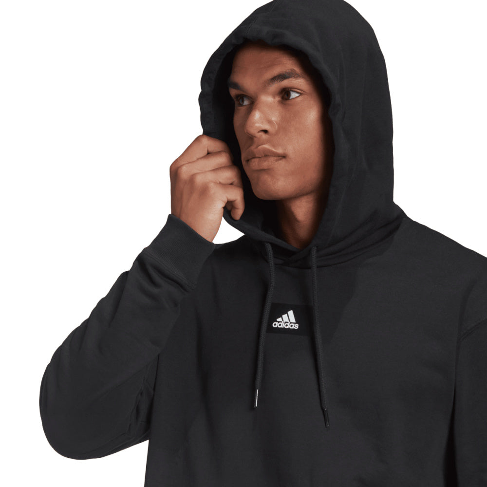 Adidas | Mens Essentials FeelVivid French Terry Hoodie (Black)