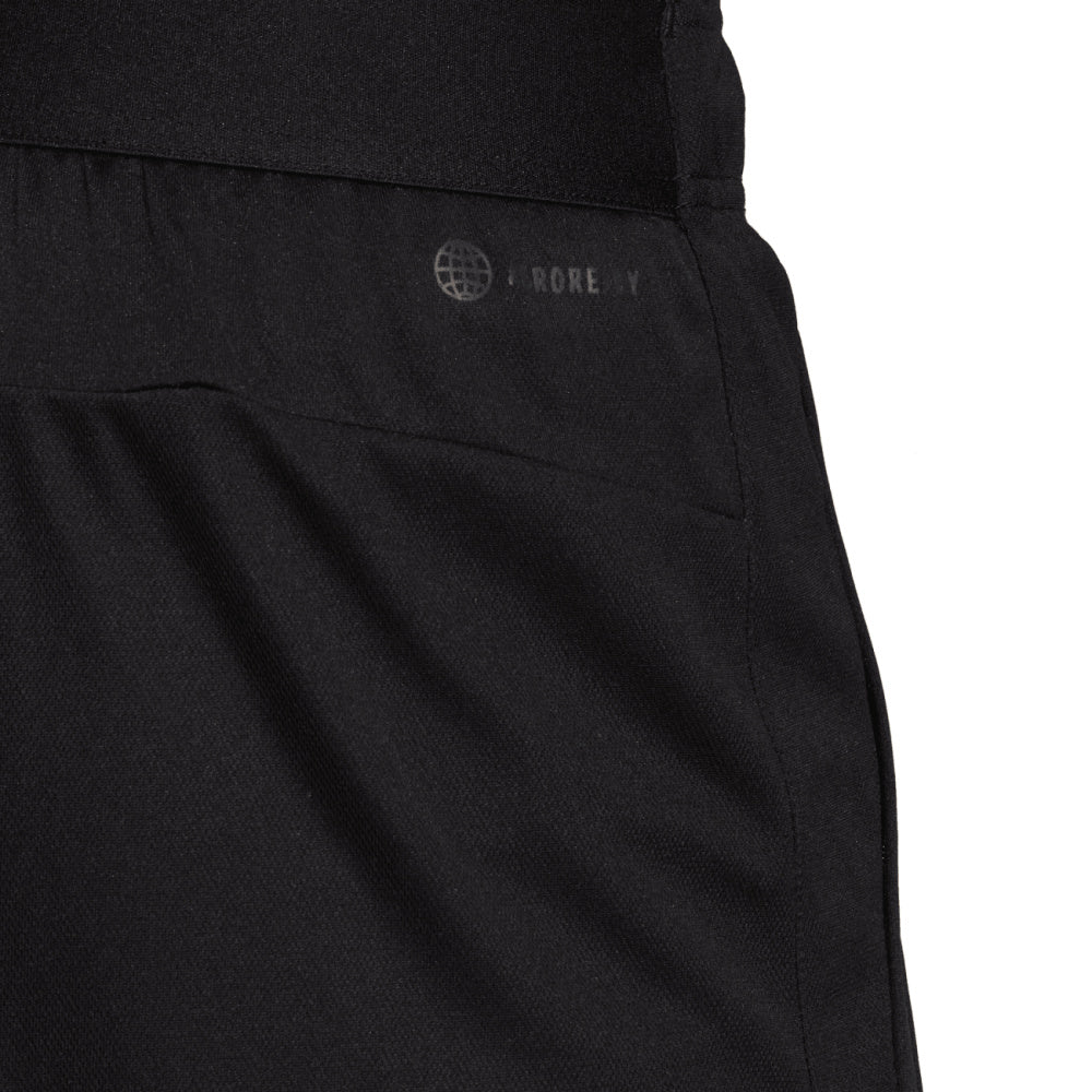 Adidas | Mens Train Essentials Logo Training Short 5" (Black/Black)