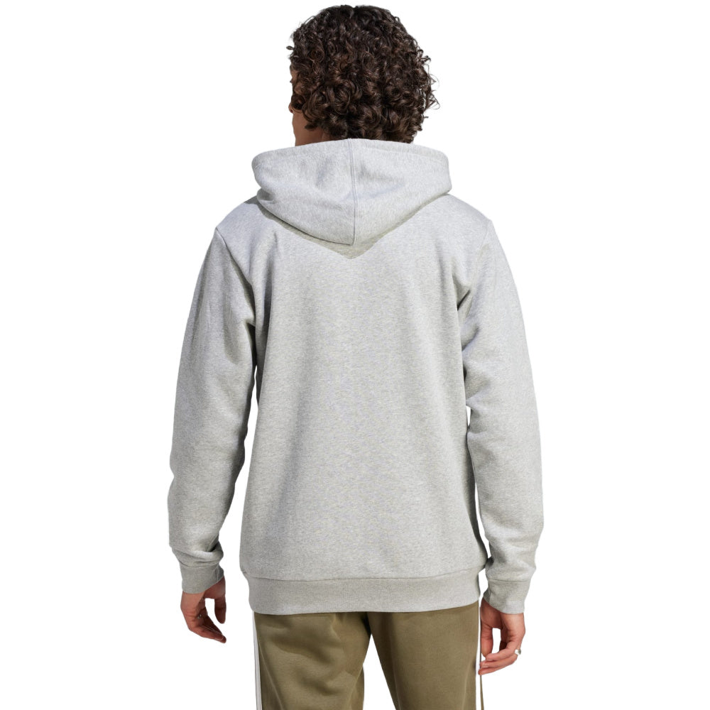 Adidas | Mens Essentials Fleece Big Logo Hoodie (Medium Grey Heather)