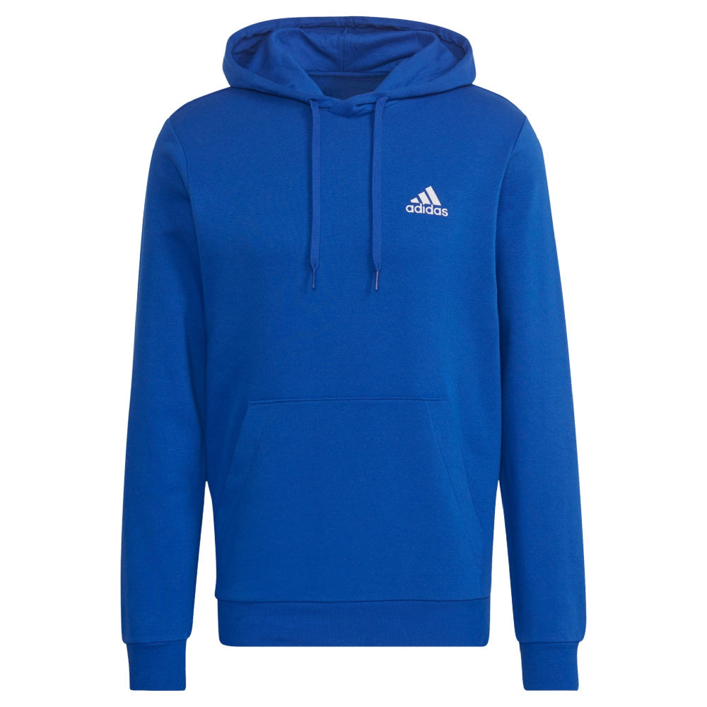 Adidas | Mens Feelcozy Essentials Fleece Hoodie (Royal Blue/White)