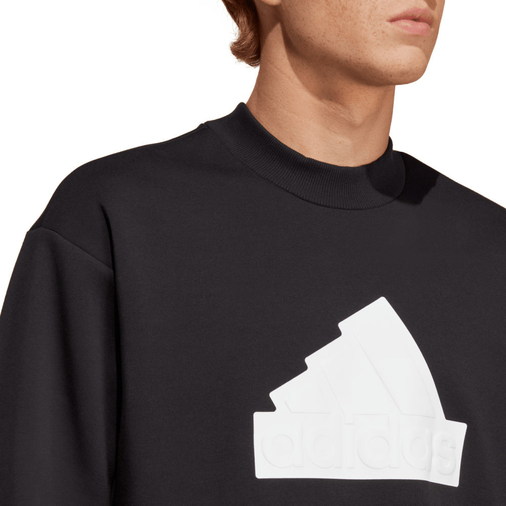 Adidas | Mens Future Icons Badge Of Sport Crew Sweatshirt (Black/White)
